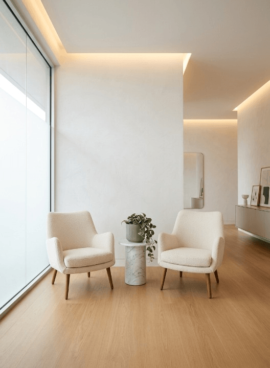 Sala de espera premium Lumis Clínica